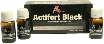 ACTIFORT BLACK 10 FLACONCINI 10 ML