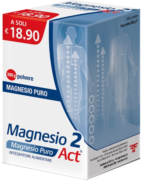 MAGNESIO PURO 2 ACT POLVERE 300 G