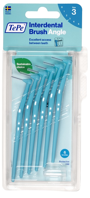 TEPE ANGLE SCOVOLINO BLU 0,6MM 6 PEZZI