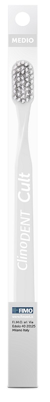 CLINODENT CULT BIANCO SPAZZOLINO DA DENTI MEDIO