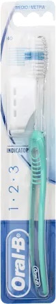 ORALB 123 INDICATOR SPAZZOLINO MANUALE SETOLE 35 MEDIE