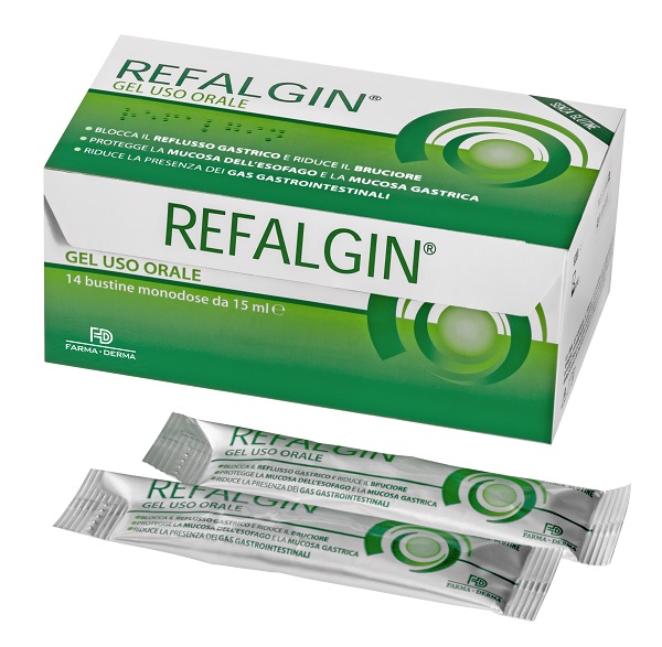 REFALGIN GEL OROSOLUBILE ANTIREFLUSSO 14 BUSTINE 15 ML
