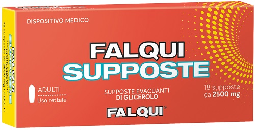 SUPPOSTE FALQUI 18 SUPPOSTE CON GLICERINA 2500MG ADULTI
