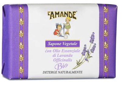 L'AMANDE MARSEILLE SAPONE VEGETALE LAVANDA OFFICINALIS BIO 20 G