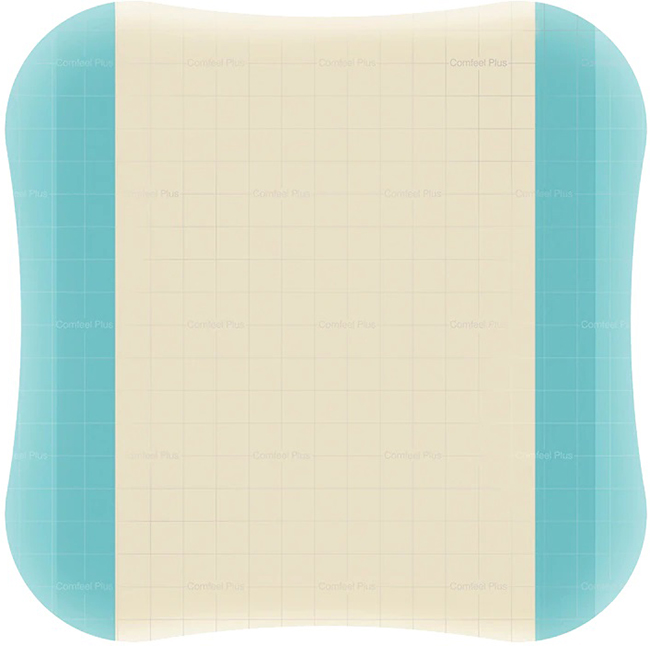 MEDICAZIONE SPECIALE ATTIVA CON IDROCOLLOIDE CON BORDI SMUSSATI COMFEEL PLUS 10X10 CM 10 PEZZI