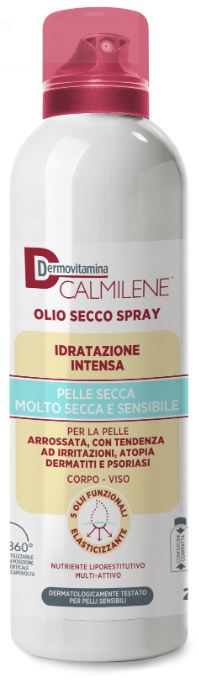 DERMOVITAMINA CALMILENE OLIO SECCO SPRAY IDRATAZIONE INTENSA PER PELLE SECCA, MOLTO SECCA E SENSIBILE 200 ML