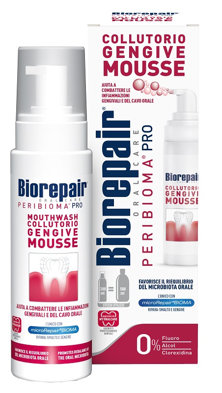 BIOREPAIR ORAL CARE PERIBIOMA PRO COLLUTORIO GENGIVE MOUSSE 200 ML