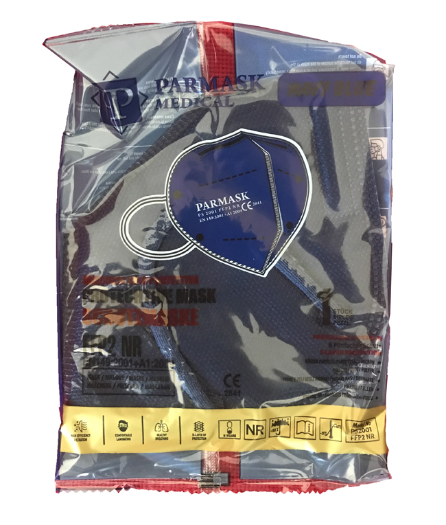 MASCHERINA FFP2 PS2001 BLU NAVY 1 PEZZO
