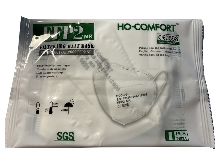 HO-COMFORT FFP2 FILTERING HALF MASK BIANCO 1 PEZZO