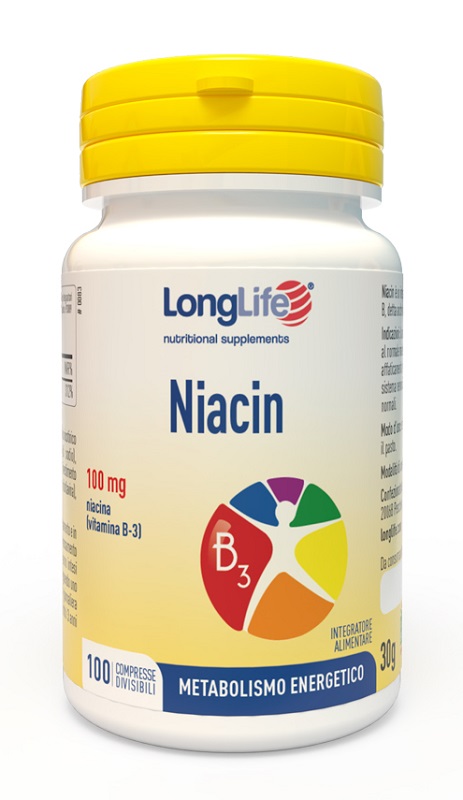 LONGLIFE NIACIN 100 MG 100 COMPRESSE
