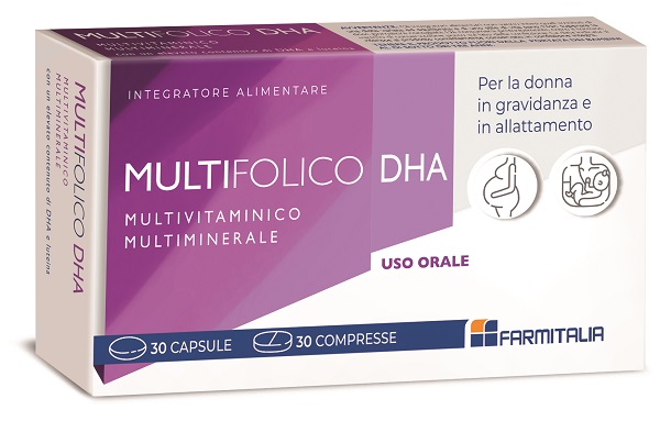 MULTIFOLICO DHA 30 CAPSULE ROSSE + 30 CAPSULE VIOLA