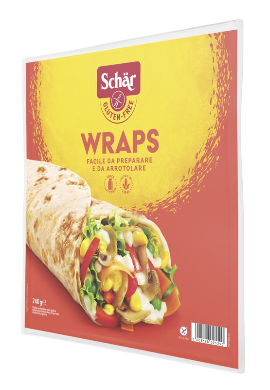 SCHAR WRAPS PIADINA ARROTOLABILE SENZA LATTOSIO 240 G