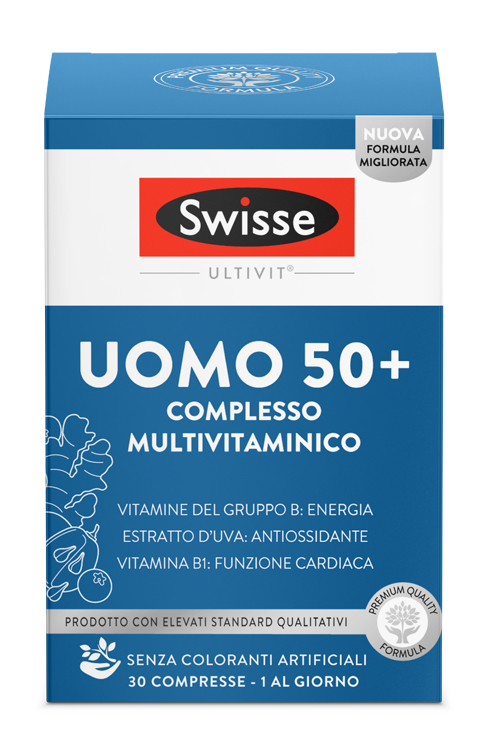SWISSE MULTIVITAMINICO UOMO 50+ 30 COMPRESSE