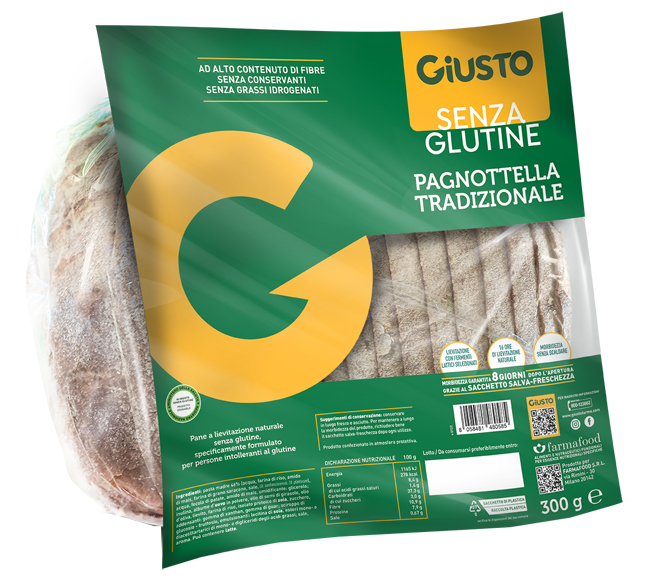 GIUSTO SENZA GLUTINE PAGNOTTELLA 300 G