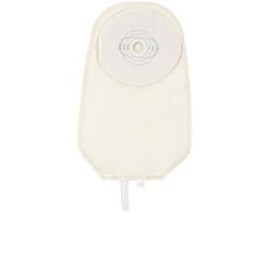 [902172927] SACCA UROSTOMIA STANRD TRASPARENTE CON BARRIERA PROTETTIVA IN STOMAHESIVE VALVOLA ANTIREFLUSSO E RIVESTIMENTO IN TESSUTO ESTEEM URO 13/45MM 10 PEZZI