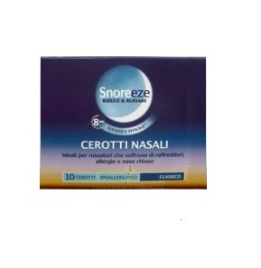 [903958888] CEROTTO NASALE SNOREEZE GRANDE 10 PEZZI