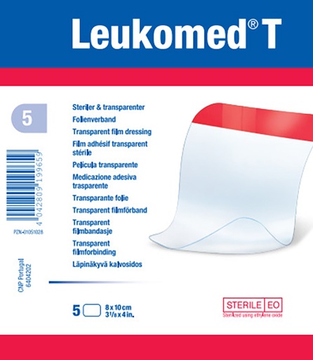 [904428570] LEUKOMED T MEDICAZIONE TRASPARENTE 8X10 CM