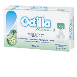 [905030591] OCTILIA NATURAL GOCCE OCCHI IRRITATI E ARROSSATI 10 FLACONCINI MONODOSE 0,5 ML