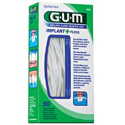 [905946517] GUM IMPLANT + FLOSS FILO INTERDENTALE 50 PEZZI