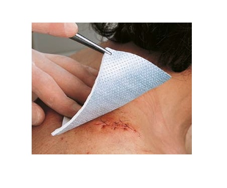 [908696002] MEDICAZIONE METALLINE GARZA IN TNT ALLUMINIZZATO 8X10CM 10 PEZZI