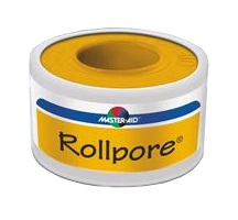 [908698715] CEROTTO IN ROCCHETTO MASTER-AID ROLLPORE TESSUTO NON TESSUTO 5X2,5