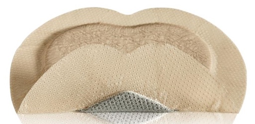 [921383244] MEDICAZIONE IN SCHIUMA DI POLIURETANO MEPILEX BORDER AG CONFORMATA PER SACRO CON ARGENTO ASSORBENTE ANTIMICROBICA BORDO INTEGRATO STRATO DI CONTATTO IN SILICONE MORBIDO 23X23 CM 5