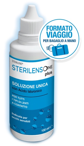 [921666590] SOLUZIONE UNICA STERILENS ONE PLUS CON ACIDO IALURONICO 100 ML