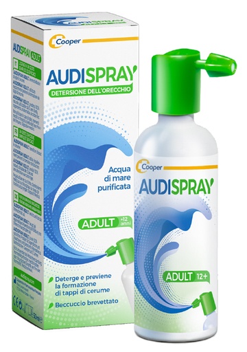 [921671412] AUDISPRAY ADULT SOLUZIONE DI ACQUA DI MARE IPERTONICA SPRAY SENZA GAS DETERSIONE ORECCHIO 50 ML