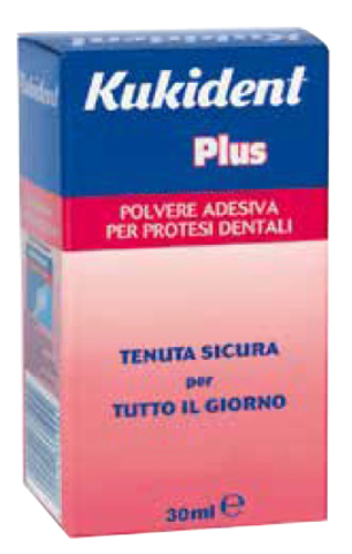 [922199839] KUKIDENT PLUS POLVERE ADESIVA PER PROTESI DENTARIE 30 G