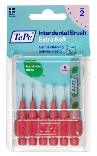 [925531713] TEPE SCOVOLINO XSOFT ROSSO 0,5MM 6 PEZZI