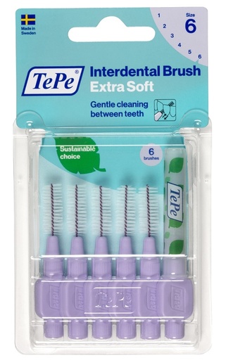 [925531752] TEPE SCOVOLINO XSOFT LILLA 1,1MM 6 PEZZI