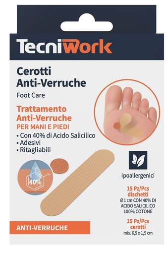 [926443805] CEROTTI ANTI VERRUCHE PIEDI 15 + 15 PEZZI