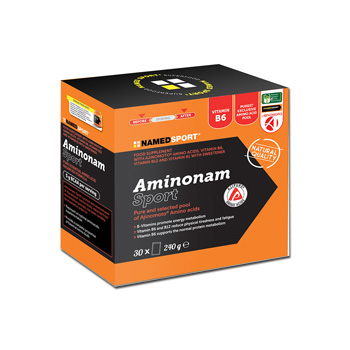 [930662832] AMINONAM SPORT POLVERE 30BUSTE DA 8 G