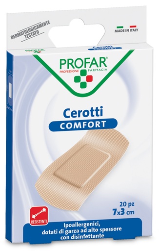 [931093987] COMFORT CEROTTO GRANDE 7X3 CM PROFAR 20 PEZZI