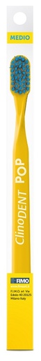 [933942942] CLINODENT POP GIALLO SPAZZOLINO DA DENTI MEDIO