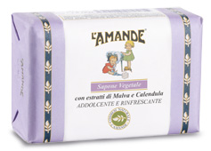 [934553936] L'AMANDE MARSEILLE SAPONE VEGETALE MALVA/CALENDULA 200 G