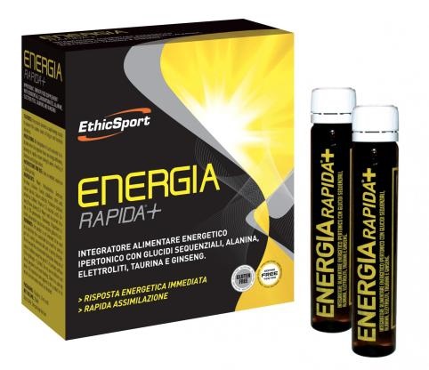 [900411671] ETHICSPORT ENERGIA RAPIDA+ 10 FLACONCINI 25 ML