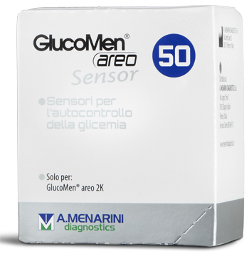 [939605046] STRISCE MISURAZIONE GLICEMIA GLUCOMEN AREO SENSOR 50 PEZZI