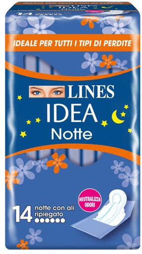 [970215430] LINES IDEA NOTTE CON ALI RIPIEGATE 14 PEZZI