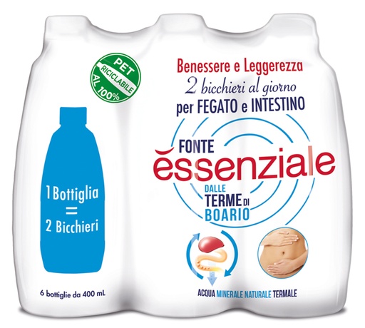 [970265361] FONTE ESSENZIALE PET 6 X 400 ML