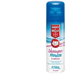 [900592813] SANO E BELLO SHAMPOO MOUSSE GATTO FLACONE 200 ML