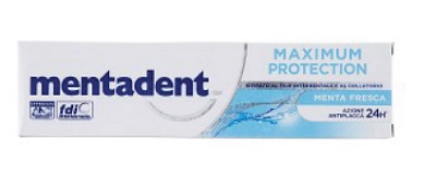 [978250001] MENTADENT MAXIMUM PROTECTION MENTA FRESCA DENTIFRICIO 75 ML