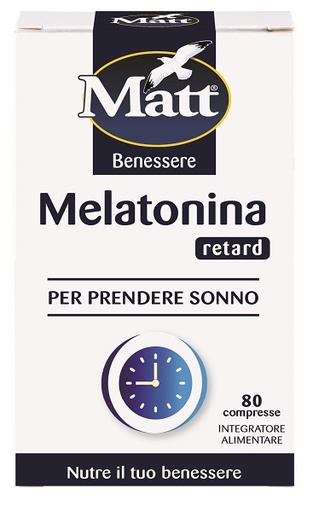 [978267755] MATT BENESSERE MELATONINA RETARD 80 COMPRESSE