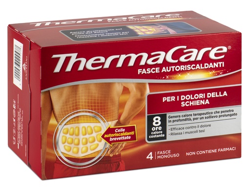 [981042649] FASCIA AUTORISCALDANTE A CALORE TERAPEUTICO THERMACARE SCHIENA 4 PEZZI