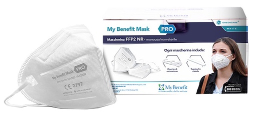 [981068810] MY BENEFIT MASK PRO FFP2 BIANCA 20 PEZZI