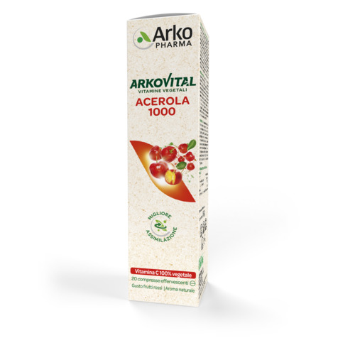 [981443120] ARKOVITAL ACEROLA 1000 EFFERVESCENTE 20 COMPRESSE
