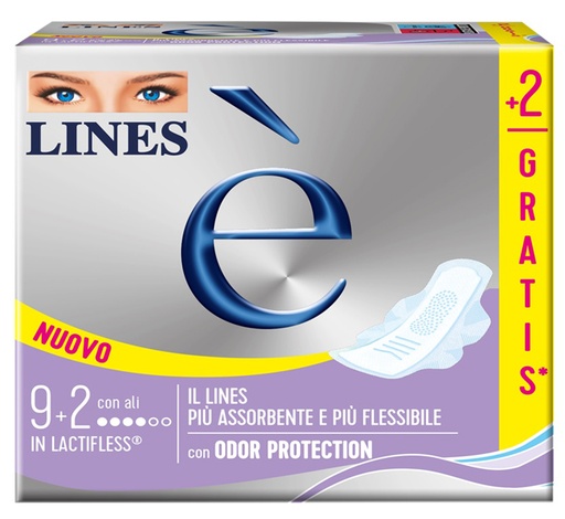 [984787580] LINES E' ALI CARRY PACK 9 + 2 PEZZI