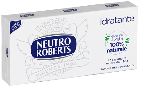 [984832788] NEUTRO ROBERTS SAPONE SOLIDO TRIS 3 PEZZI DA 100 G