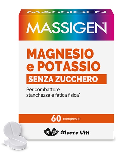 [944292527] MASSIGEN MAGNESIO POTASSIO SENZA ZUCCHERI 60 COMPRESSE