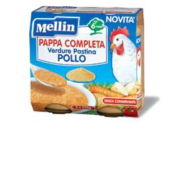[902015888] MELLIN PAPPA COMPLETA POLLO 250 G 2 PEZZI
